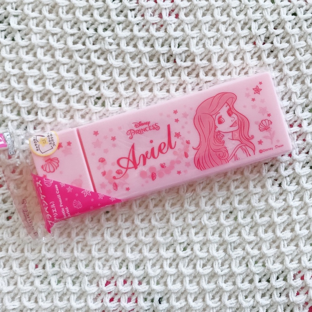 Disney Tokyo Ariel pink pencil case